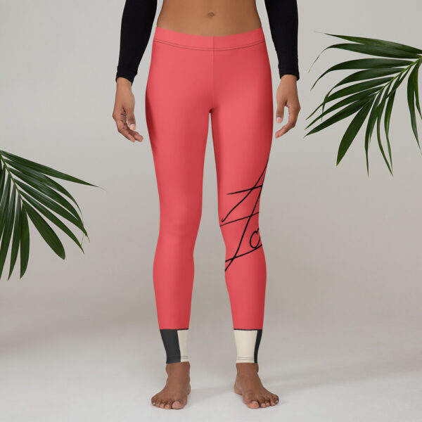 Leggings à rayures NRA – Collection "Bold Stripes", ajustés et performants.