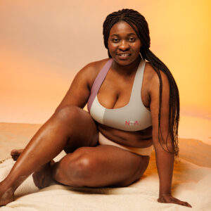 Brassière de sport NRA – Édition « Sable Rosée »